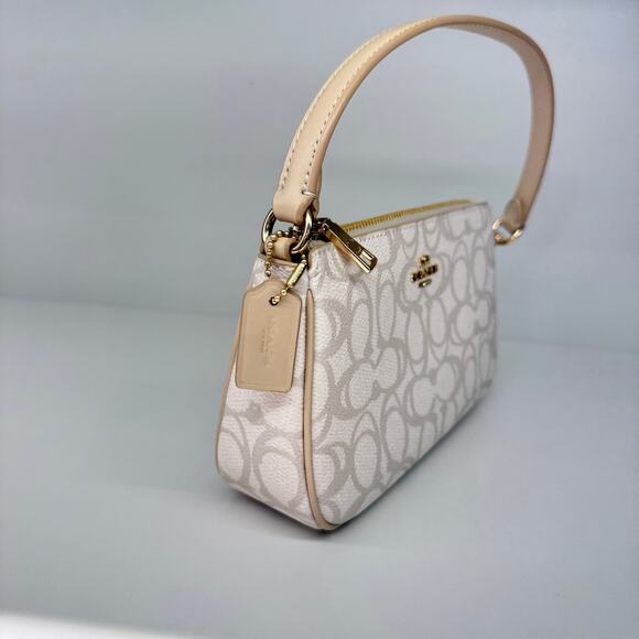 Coach Nolita 19 Shell Print CBK79 Sketch Signature Canvas CBM72 - Picture 3 of 16